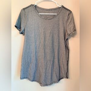 lululemon athletica Love Crew T-Shirt in black and white stripes 8